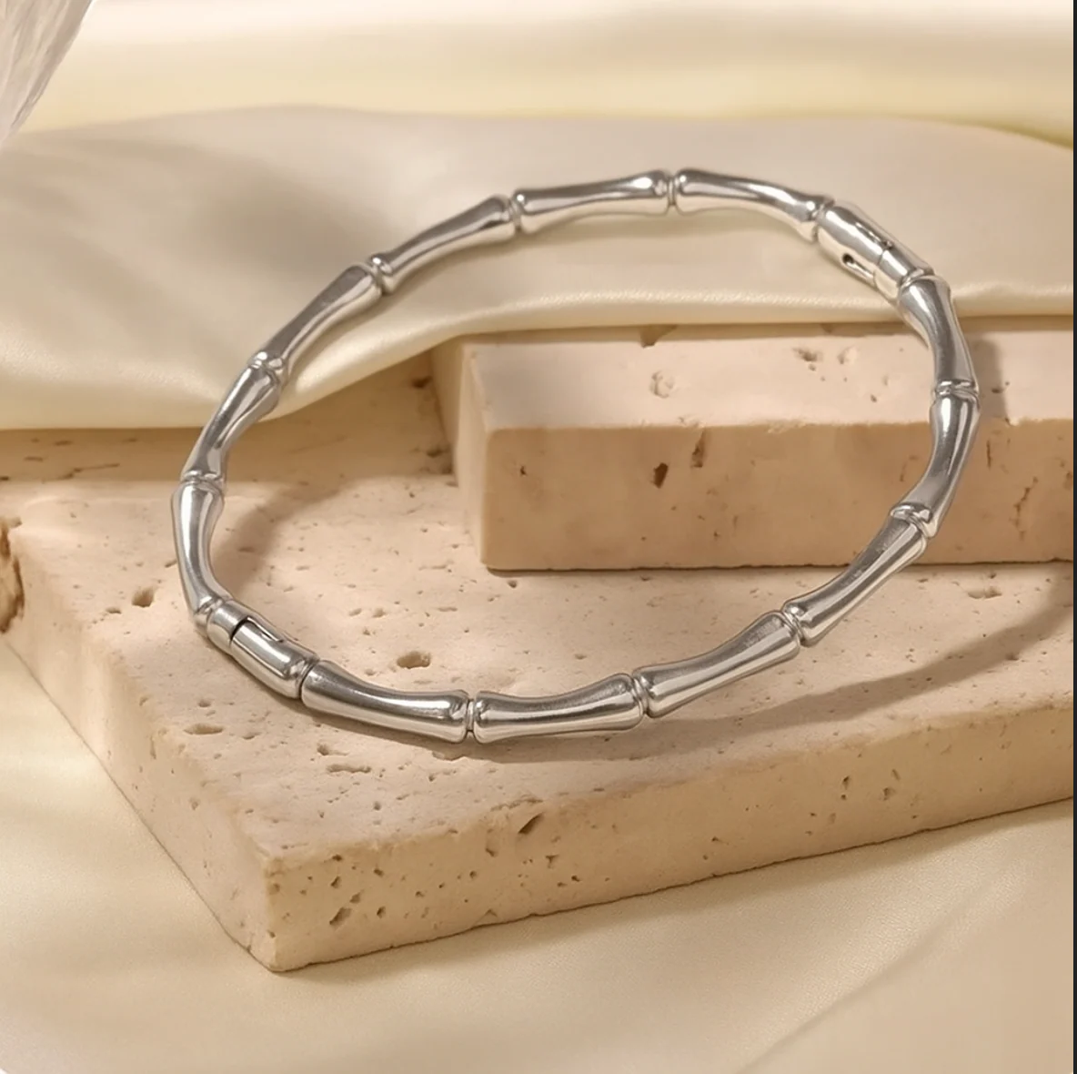 Bamboo Cuff Bracelet - Image 4