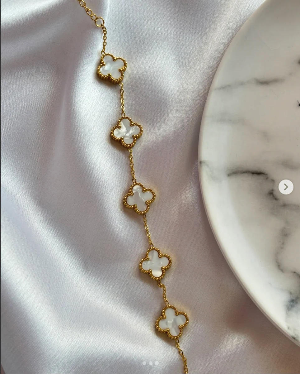 Clover Charm Bracelet - Image 4