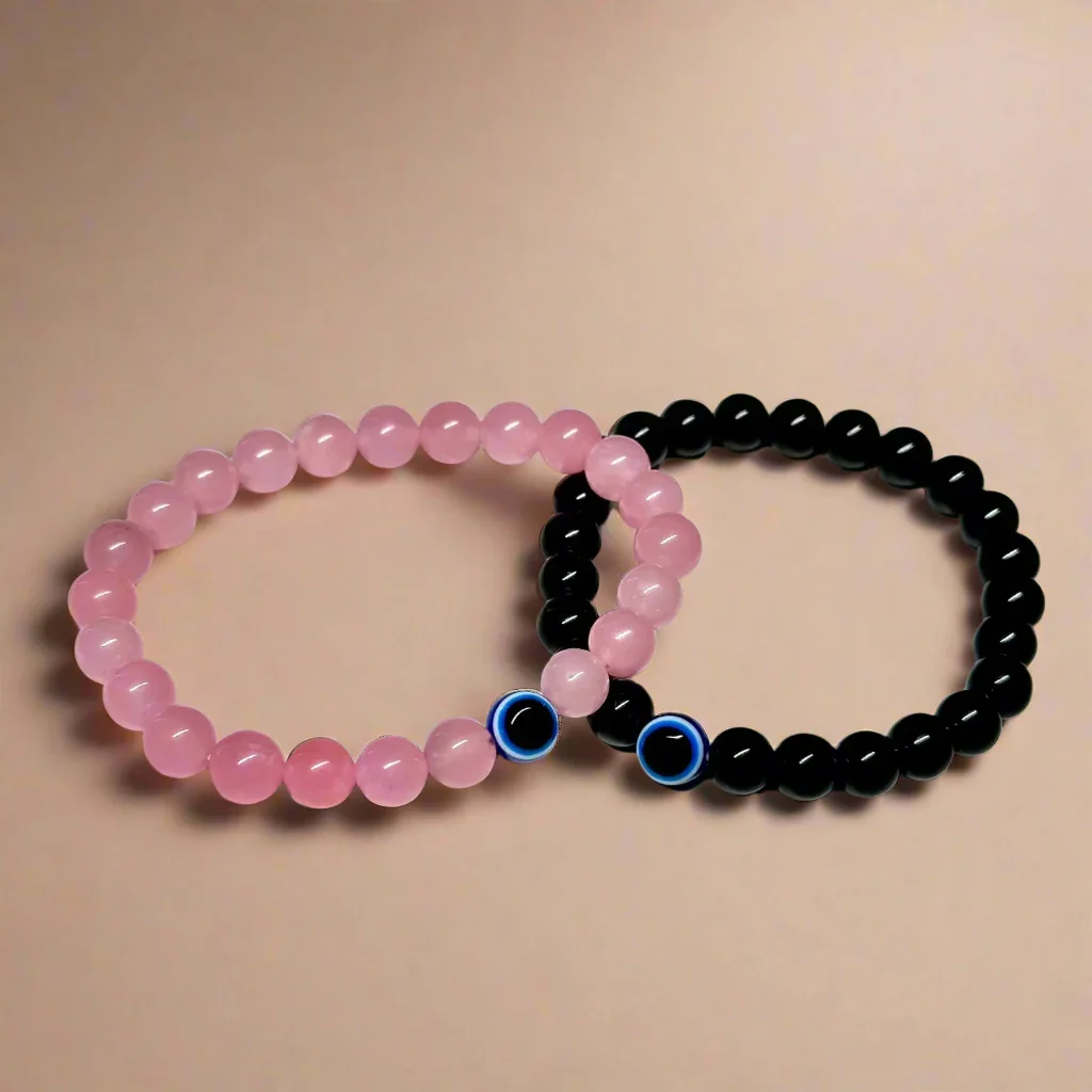 Couple Love Attraction & Evil Eye Bracelet Combo - Image 4