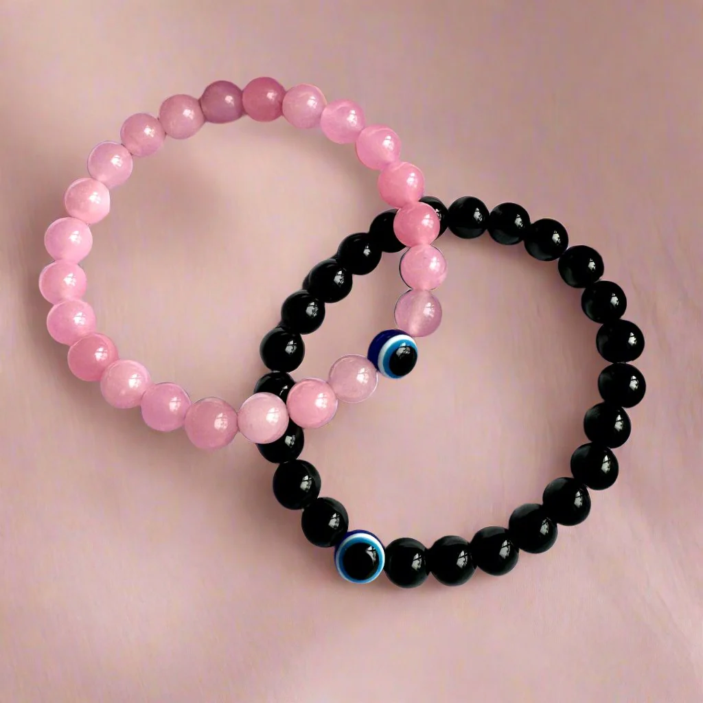 Couple Love Attraction & Evil Eye Bracelet Combo - Image 5