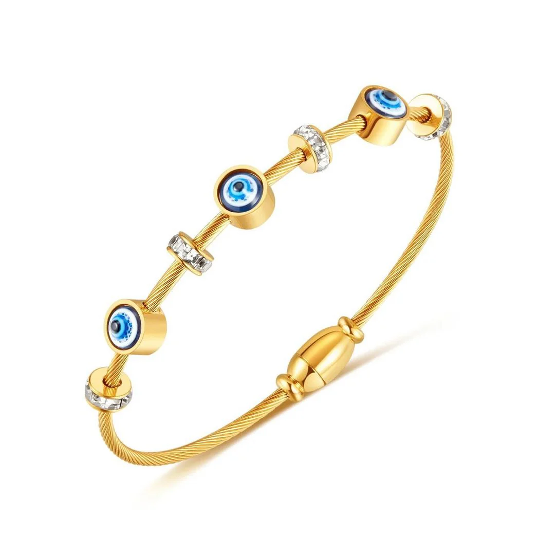 Classic Evil Eye Bangle - Image 6