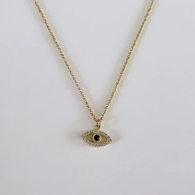 Golden Evil Eye Necklace - Image 4