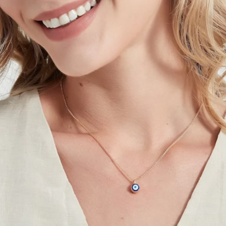 Evil Eye Charm Necklace - Image 6
