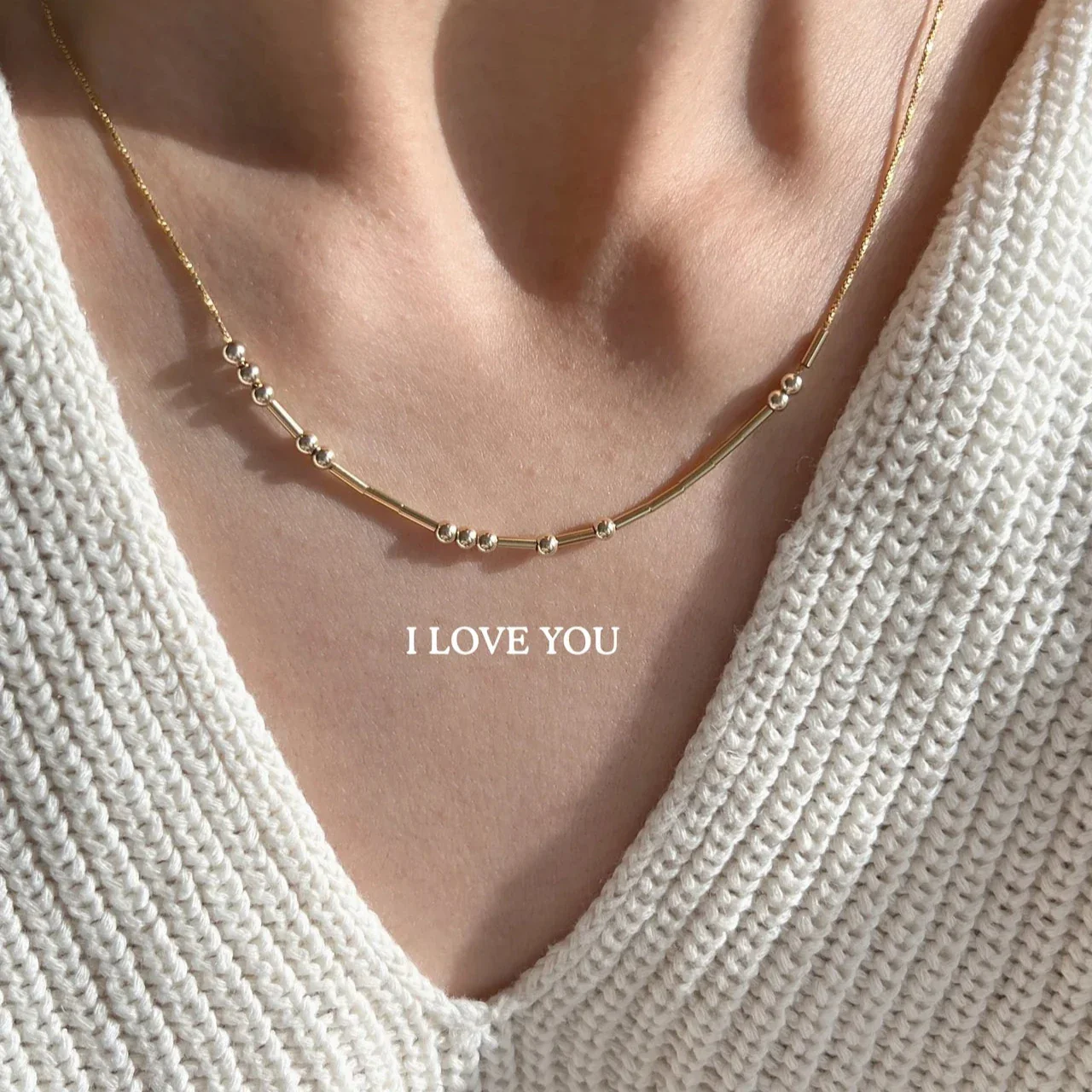 Morse Code Unisex Jewellery - Image 3