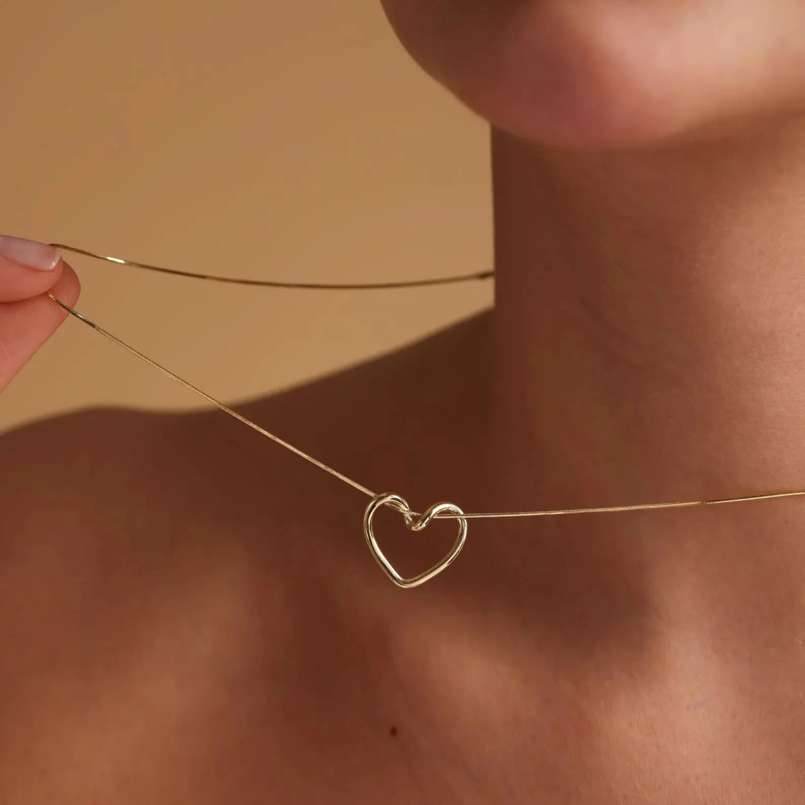 Dainty Heart Necklace - Image 7